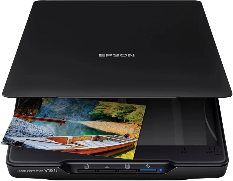 Epson Perfection V19 II Color Photo and Document Flatbed Scanner