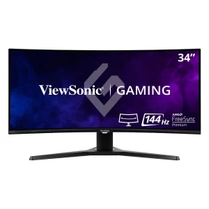 ViewSonic VX3418-2KPC, 34 144Hz WQHD Curved Gaming Monitor