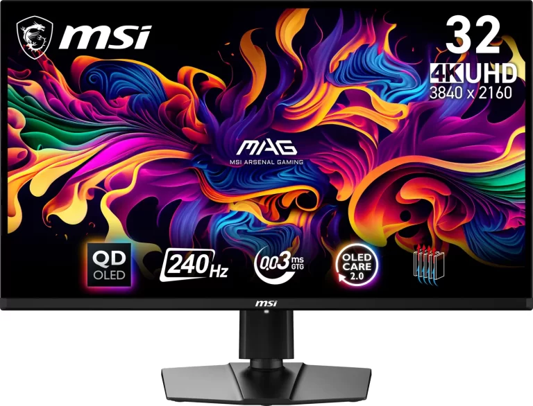 MAG 321UP QD-OLED 32" UHD 165Hz Flat Gaming Monitor