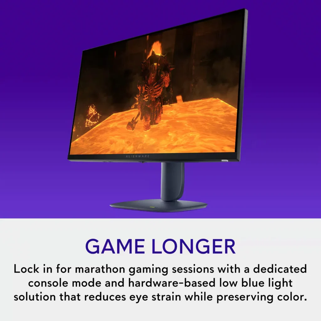 Alienware AW2725DM 27″ IPS LED QHD 180Hz 1ms FreeSync and G-Sync Gaming Monitor