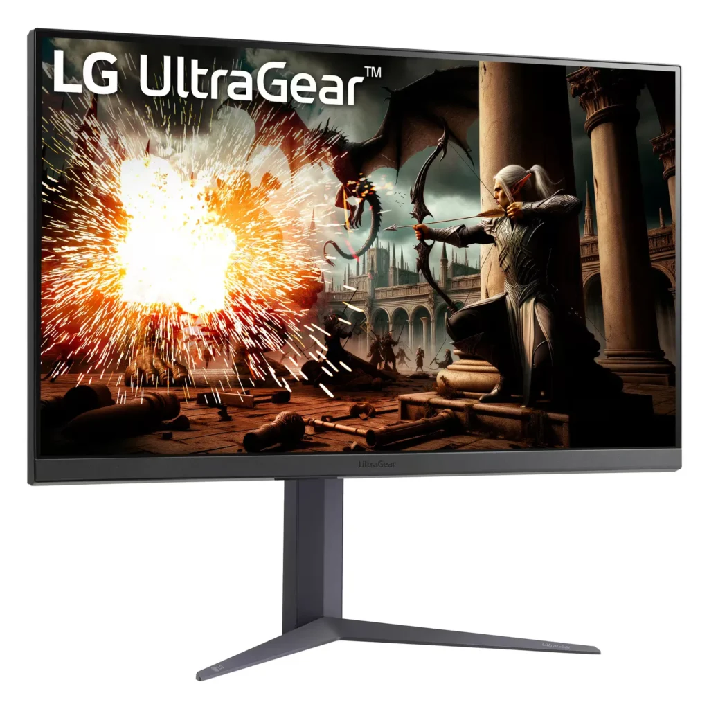 LG 32″ UltraGear QHD 1440P 180Hz 1ms G-Sync Compatible DisplayHDR 400 IPS Gaming Monitor