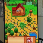 Looks great, and works great next to the larger G8 29" Samsung, but hung in portrait mode