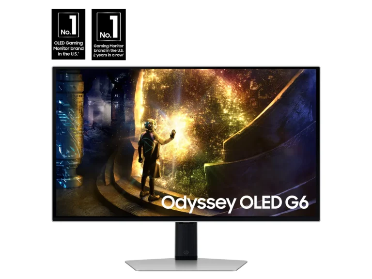 Samsung 27″ Odyssey OLED G6 (G61SD) Dual QHD 240Hz 0.03ms Business Gaming Monitor