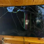 UPS trashed tv and have del other items ruined.
