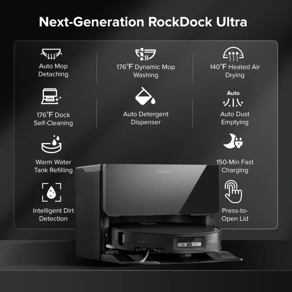 Roborock Saros 10 Robot Vacuum and Mop