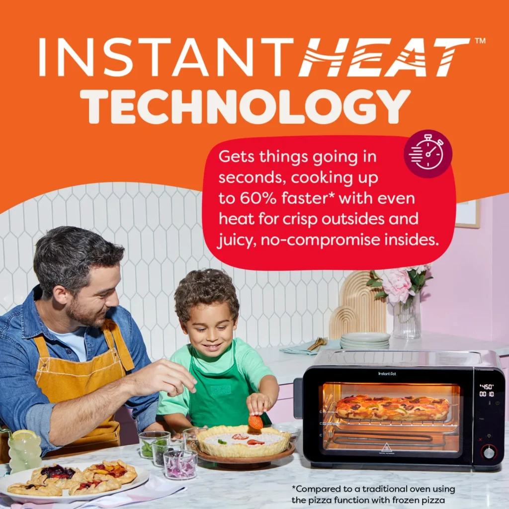 Instant Pot 6-Slice InstantHeat Air Fryer Toaster Oven
