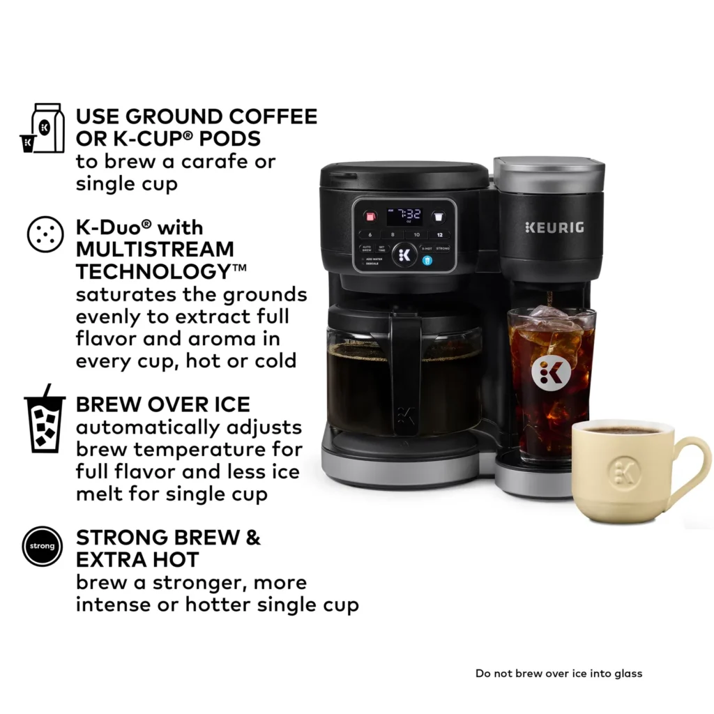 Keurig K-Duo Hot & Iced Single Serve & Carafe Coffee Maker