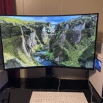 No internal speakers but fantastic picture quality