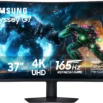 Samsung 37″ Odyssey G7 G75F 4K 165Hz Curved Gaming Monitor