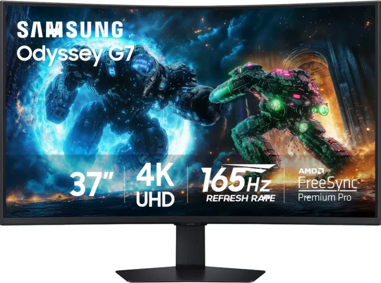 Samsung 37″ Odyssey G7 G75F 4K 165Hz Curved Gaming Monitor