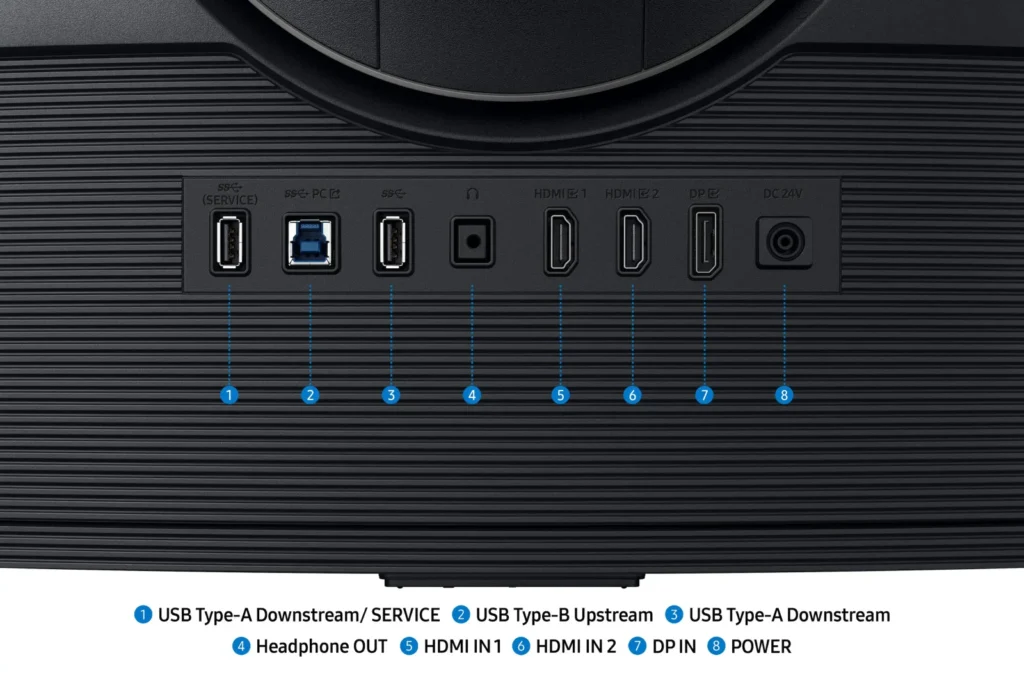 Samsung 37″ Odyssey G7 G75F 4K 165Hz Curved Gaming Monitor