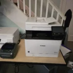 Compact and high-quality color printing and scanning