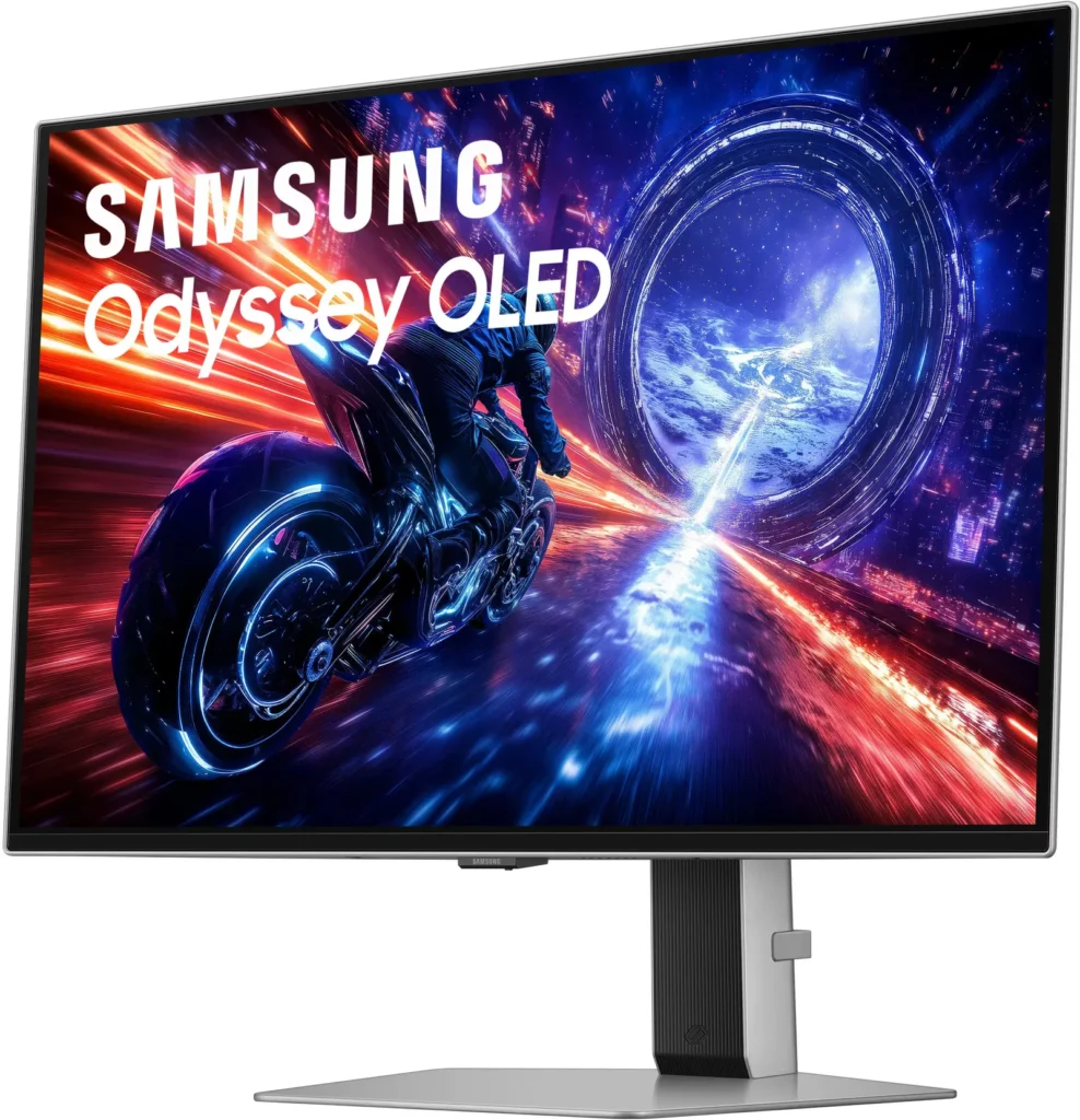 Samsung 27″ Odyssey OLED G6 G60SF QHD 500Hz G-Sync Compatible Gaming Monitor