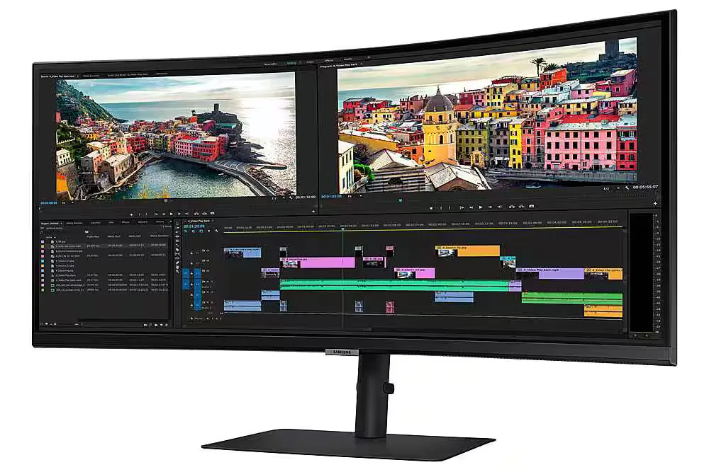 Samsung 34″ ViewFinity S65UA Ultra WQHD 100Hz AMD FreeSync HDR10 USB-C Curved Monitor