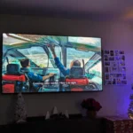 Great deal for the price 100 inch mounted