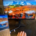 Terrific monitor with vivid colors, gaming mode, and very lightweight.