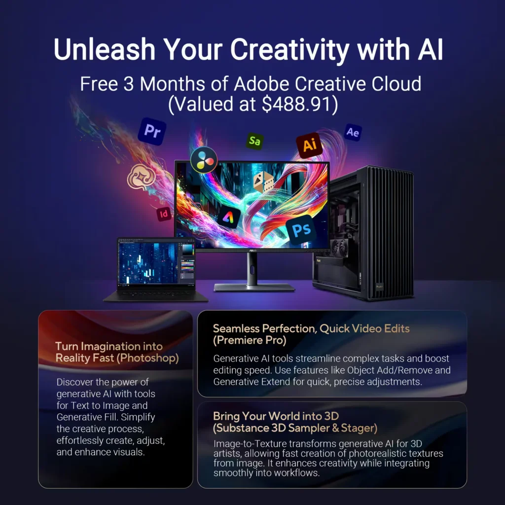 ASUS ProArt 27″ 5K IPS Professional Monitor with HDR (DisplayPort, HDMI)