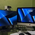 Nice anti-glare screen with headphone jack