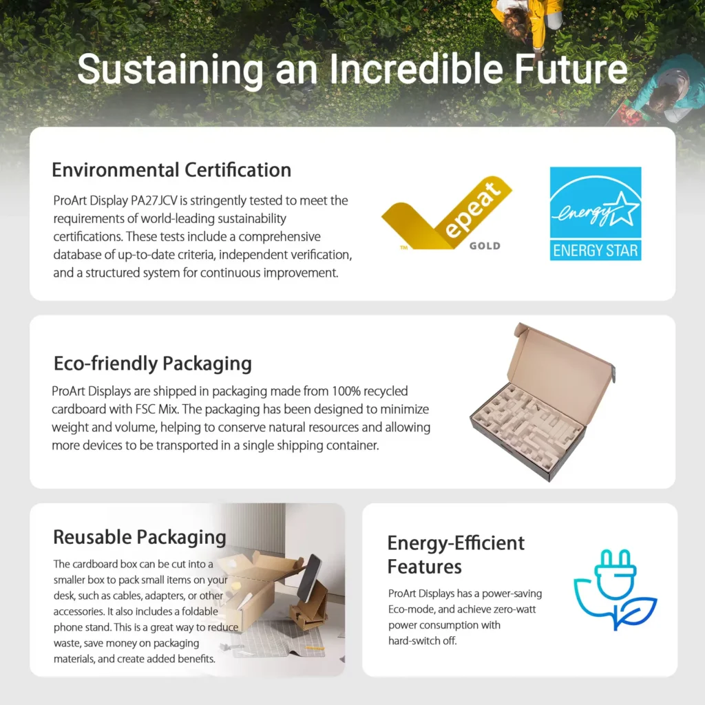 ASUS ProArt 27″ 5K IPS Professional Monitor with HDR (DisplayPort, HDMI)