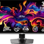 MSI MPG 322URX QD-OLED 32″ Quantum Dot OLED UHD 240Hz 0.03ms Gaming Monitor